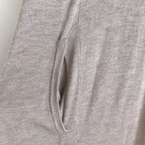 Chelsea & theadore long open cardigan side pockets Sz S NWT duster - Picture 5 of 6